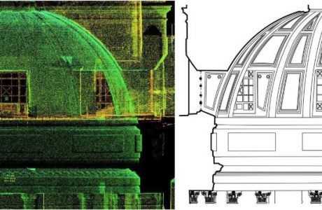 Four Courts Scan to Drawing